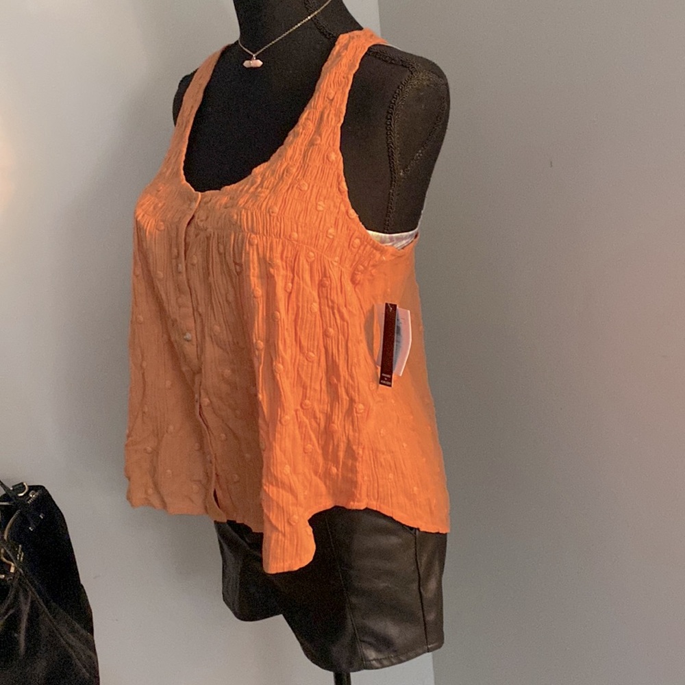Racer back button down Tank 🌻 - Picture 3 of 4